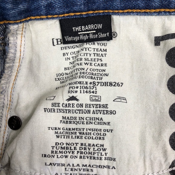 Blank NYC The Barrow Vintage High Rise Short 26 - Picture 8 of 8